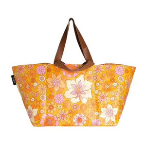 Kollab - Beach Bag Mustard Floral