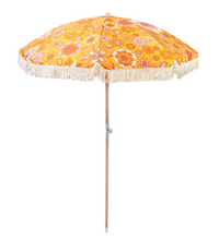 Load image into Gallery viewer, Kollab - Umbrella Large Retro Floral Mustard
