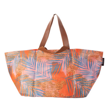 Load image into Gallery viewer, Kollab - Beach Bag Blue Palm
