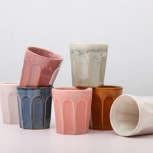 Load image into Gallery viewer, Indigo Love Ritual Latte Cup - Clay Pink
