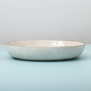 Indigo Love Collectors - Ariel Salad Bowl - Off White