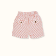 Load image into Gallery viewer, Goldie &amp; Ace - Noah Stripe Linen shorts Orange
