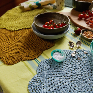 Sage X Clare - ONGAR DOILY PLACEMAT SET - SPROUT