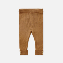 Load image into Gallery viewer, Miann &amp; Co - Texture Rib Legging Caramel
