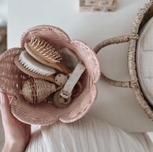 Load image into Gallery viewer, Olli Ella - Rattan Lily Basket Set Blush
