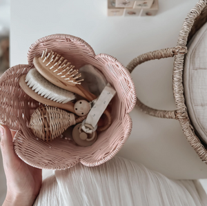 Olli Ella - Rattan Lily Basket Set Blush