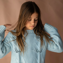 Load image into Gallery viewer, Bella + Lace Minty Knitted Jumper
