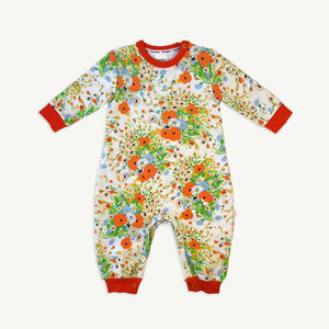 Banabae - Poppy Floral Organic Cotton Jumpsuit