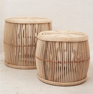 Ira Rattan Coffee Table - NATURAL